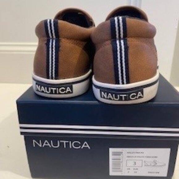 Nautica Kid's Slip-On Casual Shoe (Tan size 3) - Picture 3 of 4